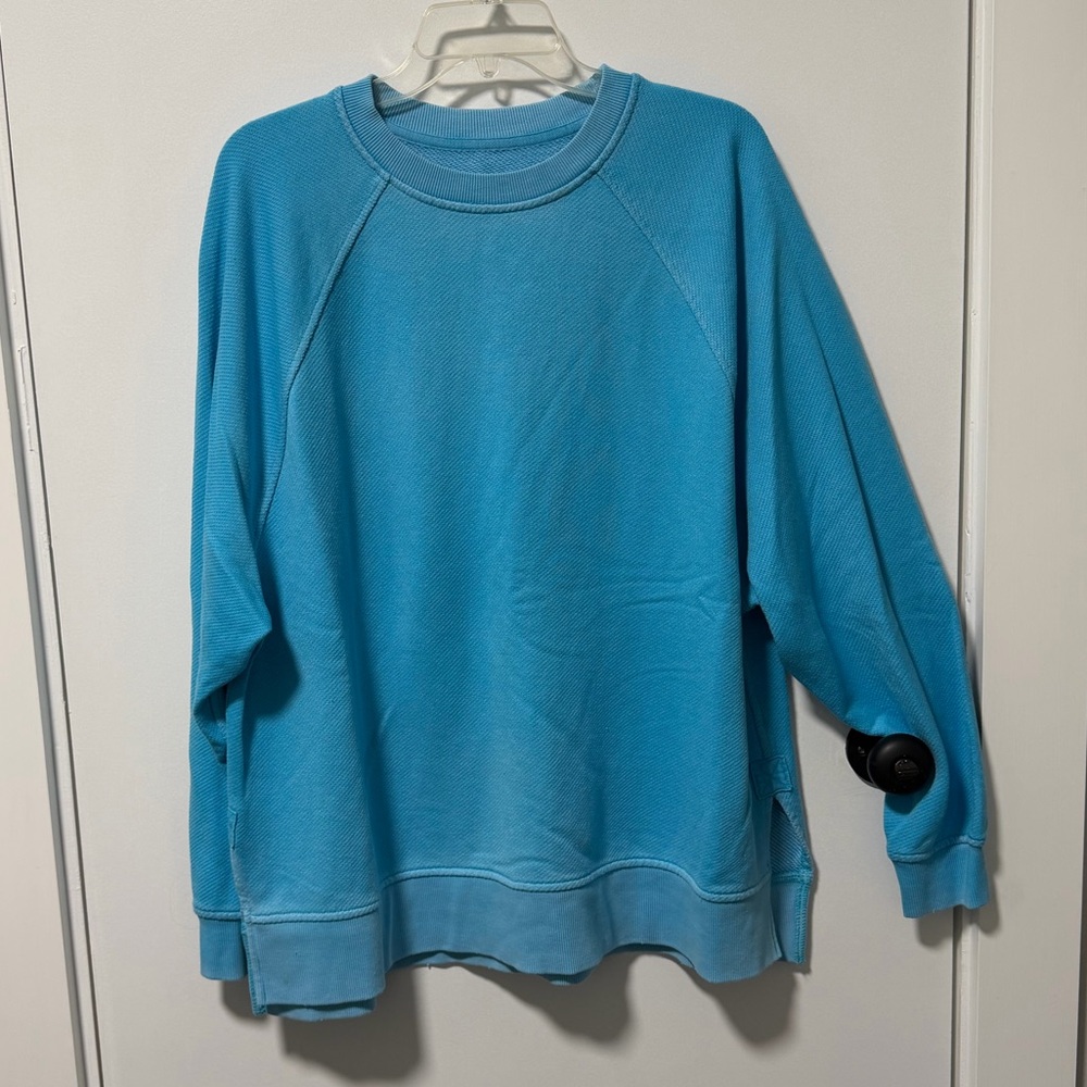 Aerie Sweatshirt | Blue | Size Medium (Oversized)